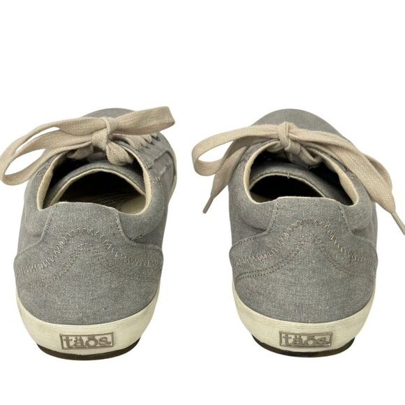Taos Women's Star Sneakers Grey Wash Canvas Lace Up Casual Size US 9.5 - Picture 5 of 11